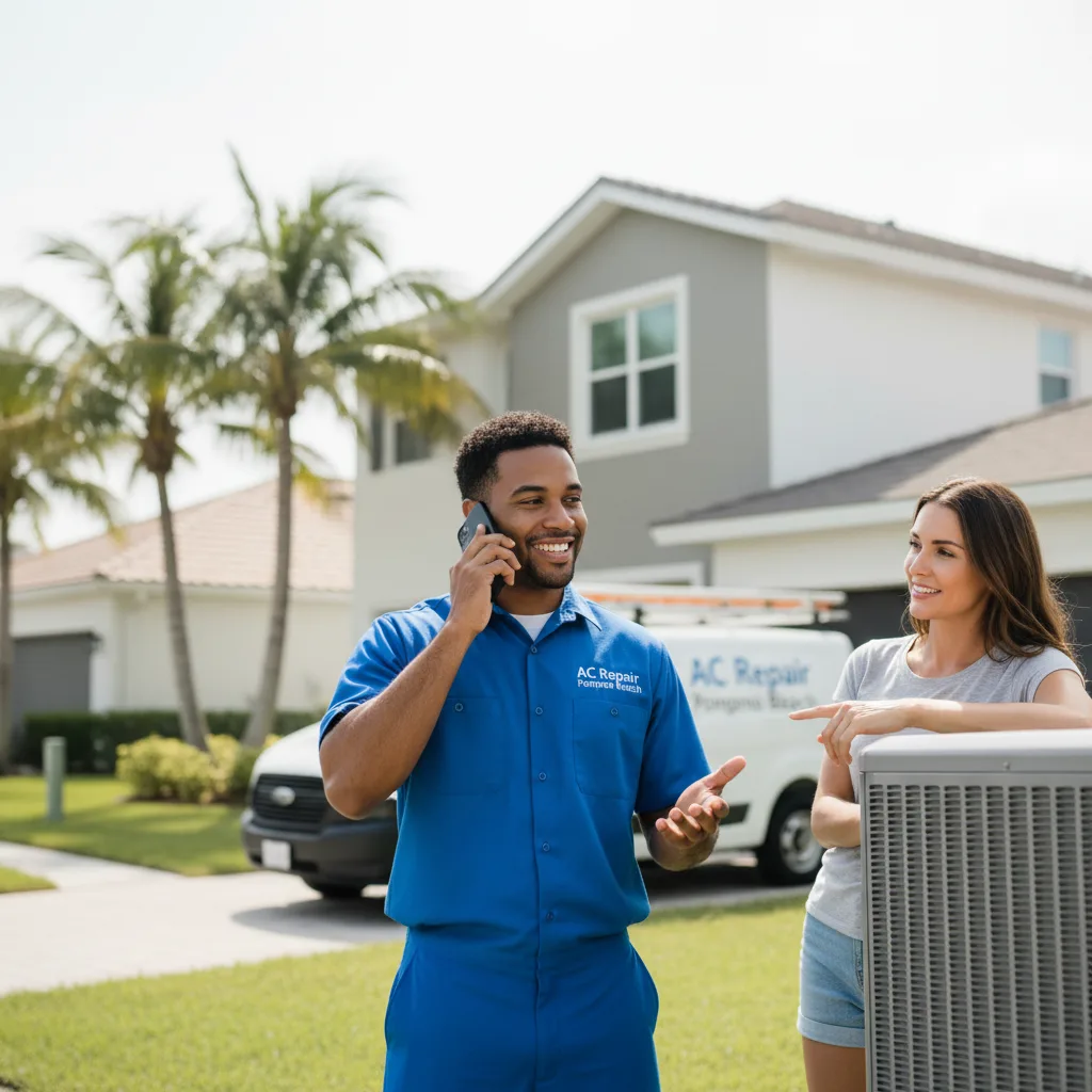 AC Repair Pompano Beach customer support in Smyrna